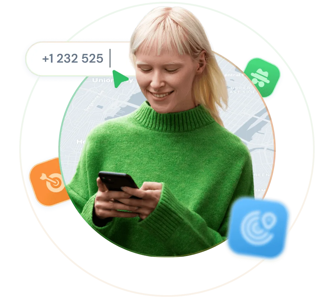find location by phone number